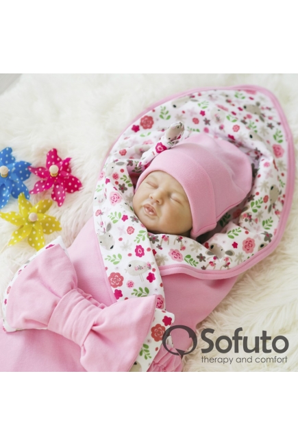 Комплект на выписку летний Flowers (5 предметов)