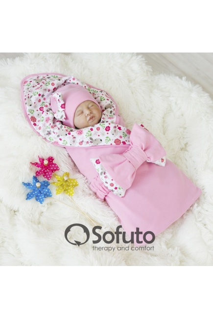 Комплект на выписку летний Flowers (5 предметов)