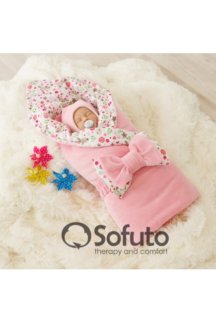 Комплект на выписку для новорожденных теплый демисезонный Flowers (6 предметов)