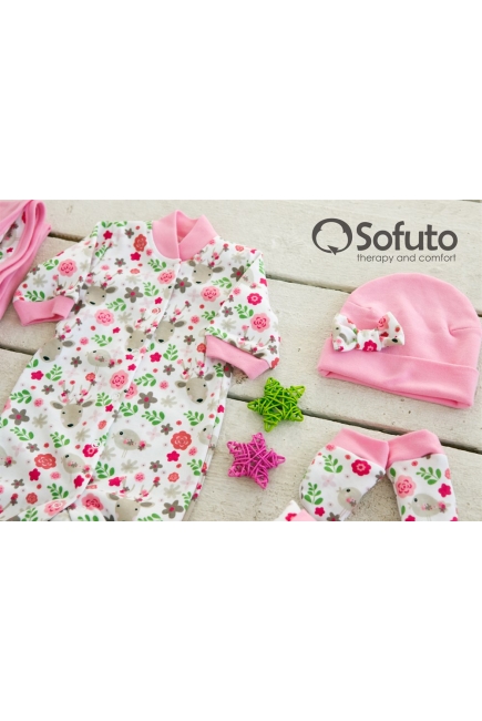 Комплект на выписку летний Flowers (5 предметов)