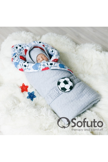 Комплект на выписку теплая весна Football (7 предметов)