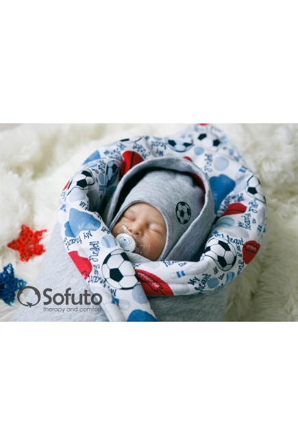 Комплект на выписку теплая весна Football (7 предметов)