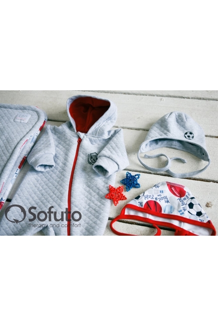 Комплект на выписку теплая весна Football (7 предметов)