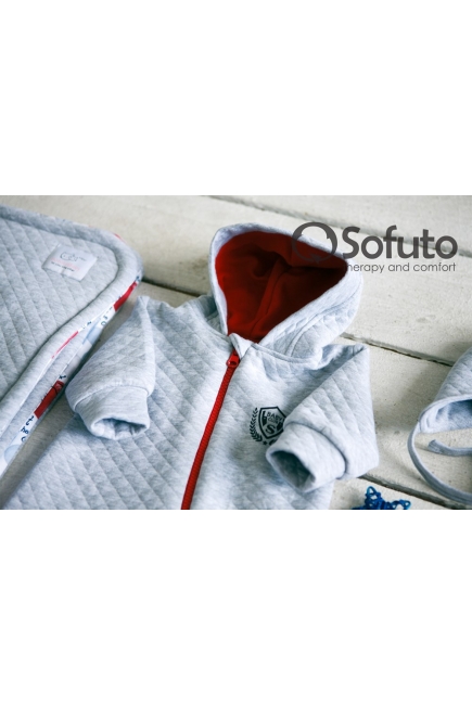 Комплект на выписку теплая весна Football (7 предметов)