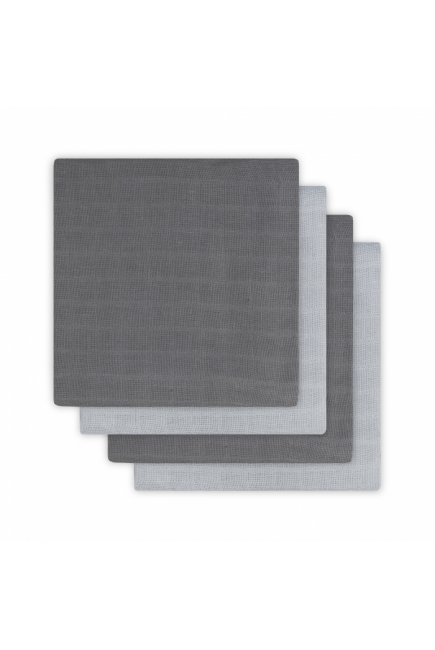 Муслиновые пеленки для новорожденного Jollein средние, Grey
