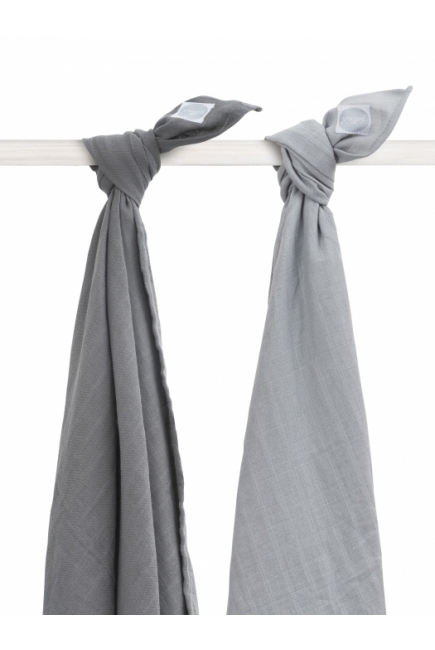 Пеленки муслиновые для новорожденного Jollein, большие, Grey