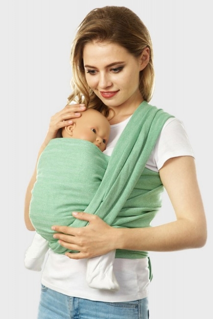 Слинг-шарф Mums Era саржевый, зеленый