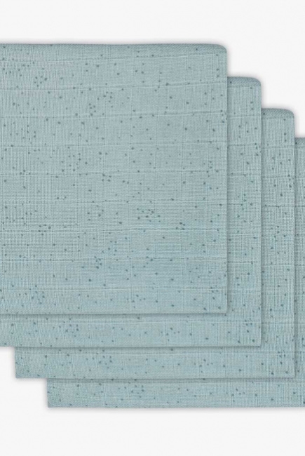 Пеленки муслиновые для новорожденного Jollein средние, Mini dots, Mist Stone Green
