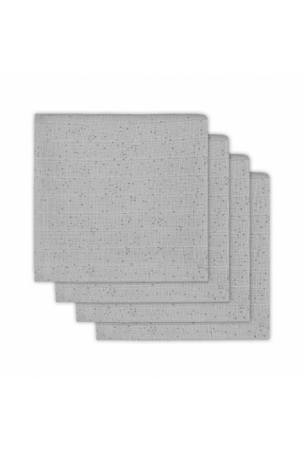 Муслиновые пеленки для новорожденного Jollein средние, Mini dots, Mist Grey