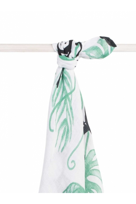 Пеленка/простынь муслиновая для новорожденных Jollein большая, Monkey