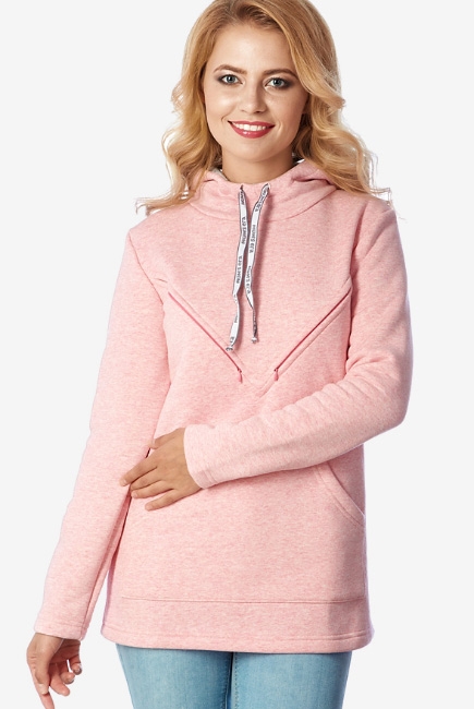 Толстовка для кормящих и беременных из футера Betty, розовый