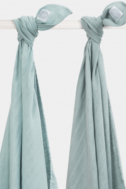 Пеленки муслиновые для новорожденных Jollein, большие, Stone Green