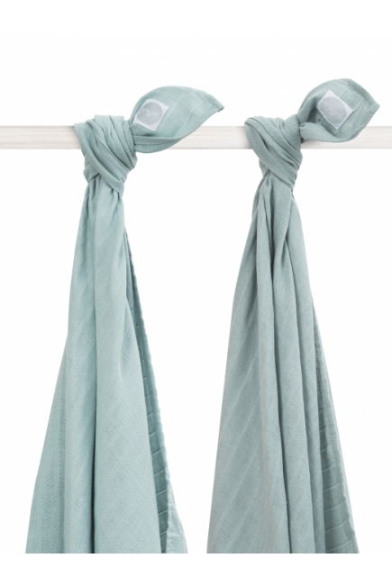 Пеленки муслиновые для новорожденных Jollein, большие, Stone Green