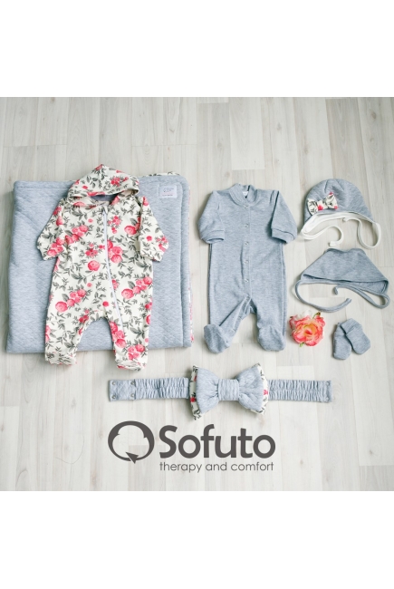 Комплект на выписку для новорожденного теплый демисезонный Vintage (7 предметов)