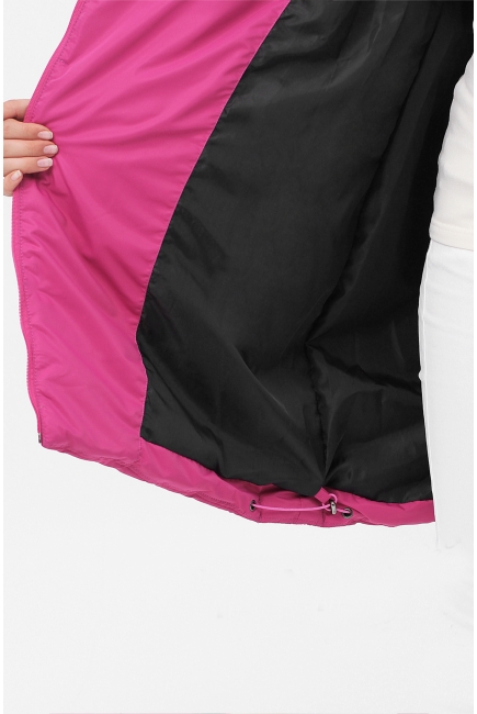 Слингокуртка-трансформер зимняя 3 в 1, розовая