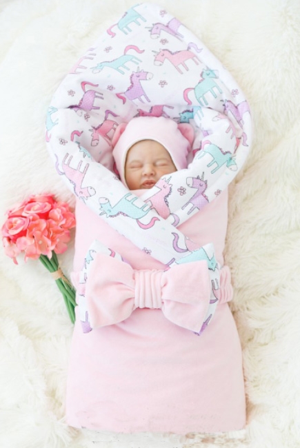 Комплект на выписку для новорожденного теплый демисезонный Unicorn (6 предметов)