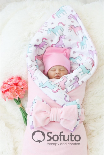 Комплект на выписку для новорожденного теплый демисезонный Unicorn (6 предметов)