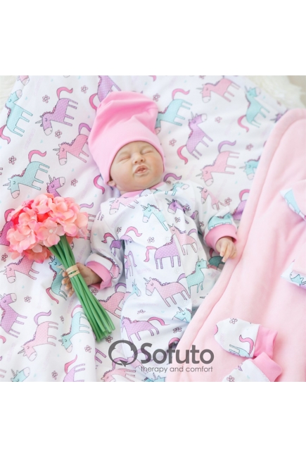 Комплект на выписку для новорожденного теплый демисезонный Unicorn (6 предметов)