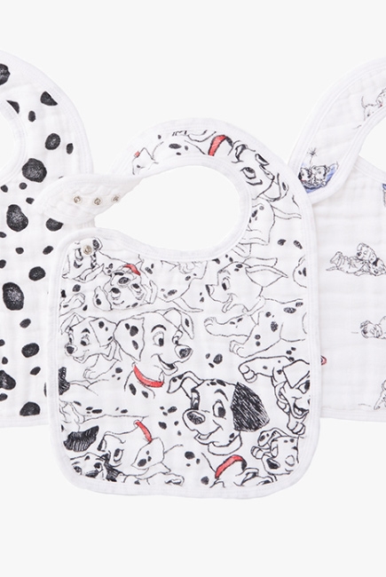 Слюнявчик Aden&Anais, набор из 3 штук, 101 Dalmatians