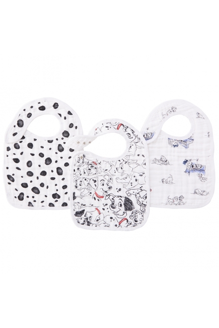 Слюнявчик Aden&Anais, набор из 3 штук, 101 Dalmatians