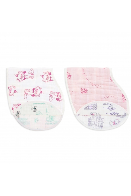 Слюнявчик 2в1 Aden&Anais, набор из 2 штук, Aristocats