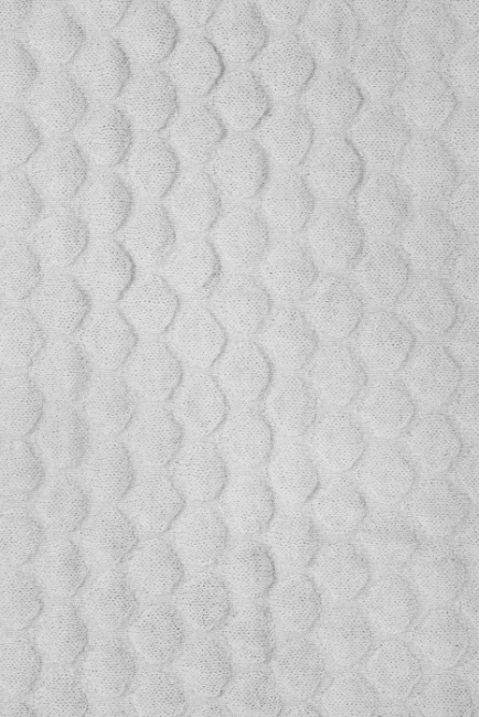 Вязаный плед для новорожденного Jollein Fancy, серый, средний