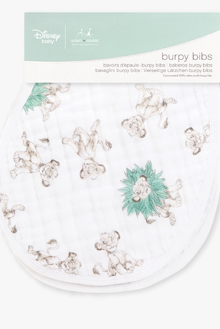 Слюнявчик Aden&Anais 2в1, набор из 2 штук, Lion King