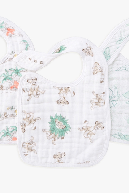 Слюнявчик Aden&Anais, набор 3, Lion King