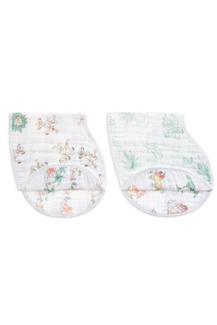 Слюнявчик Aden&Anais 2в1, набор из 2 штук, Lion King