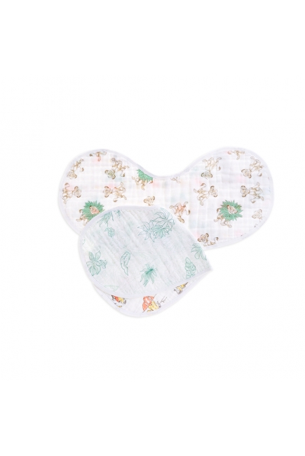 Слюнявчик Aden&Anais 2в1, набор из 2 штук, Lion King