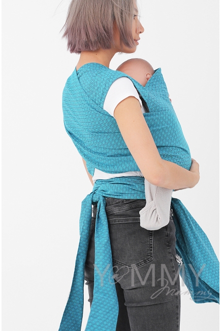 Май-слинг Yammy Mammy, цвет бирюзовый/темно-серый