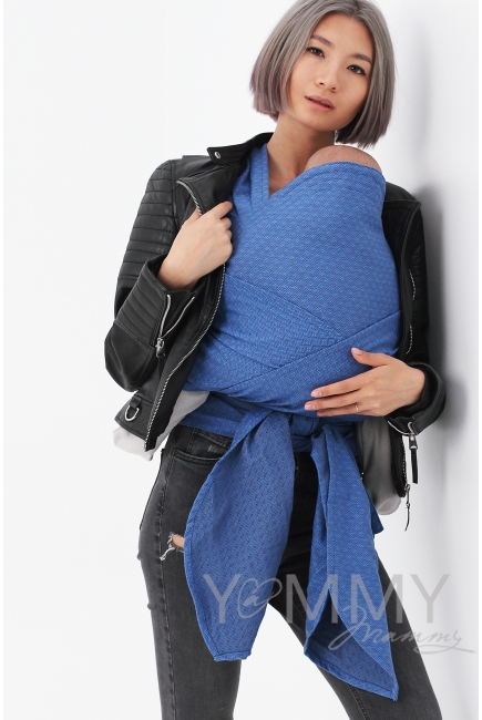 Май-слинг YM, васильковый/темно-серый