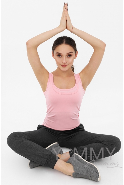 Майка для кормящих и беременных, цвет розовый