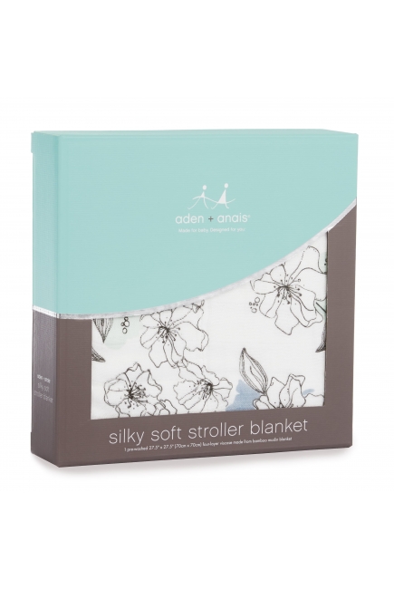 Бамбуковое одеяло для коляски Aden Anais, Meadowlark