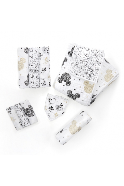 Пеленки для новорожденных муслиновые средние Aden&Anais, набор 3, Mickey