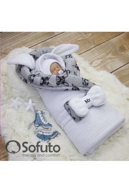 Комплект на выписку холодная зима Mr.Rabbit (7 предметов)