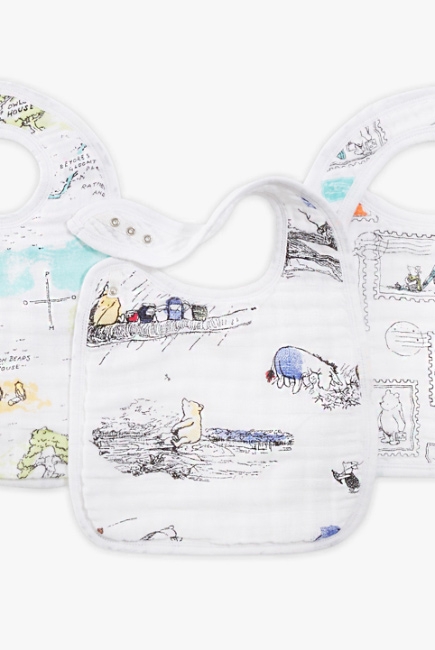 Слюнявчик Aden Anais, набор 3, Winnie The Pooh