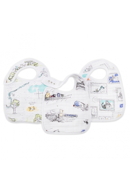 Слюнявчик Aden Anais, набор 3, Winnie The Pooh