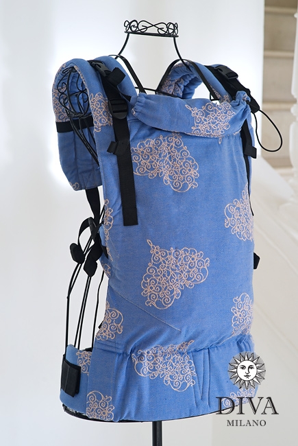 Эрго-рюкзак для детей Diva Basico Azzurro, One!