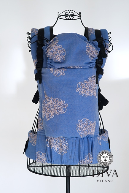 Эрго-рюкзак для детей Diva Basico Azzurro, One!