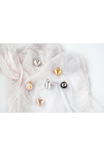 Кулон для беременных - бола, золотое сердце