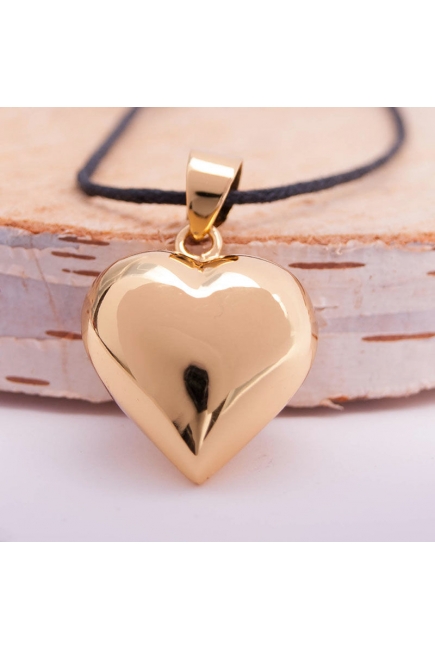 Кулон для беременных - бола, золотое сердце