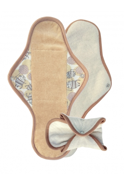 Набор ночных многоразовых женских прокладок "БИО"