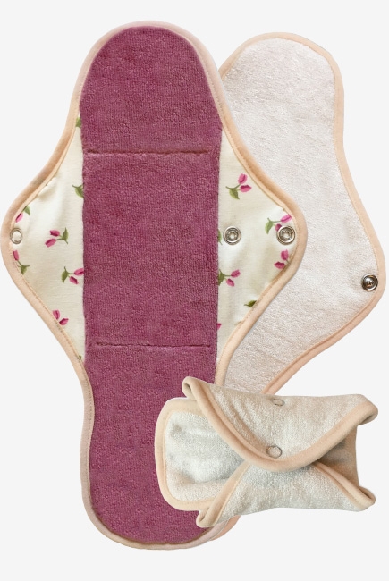 Ночная многоразовая женская прокладка, тюльпан