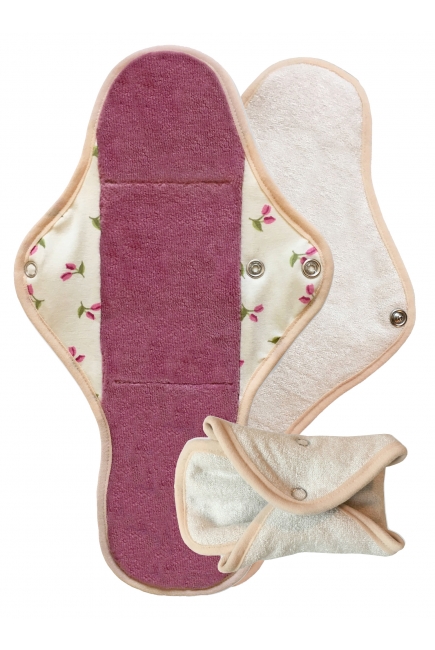 Ночная многоразовая женская прокладка, тюльпан