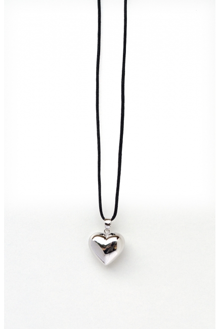 Кулон для беременных - бола, серебряное сердце