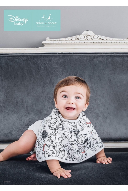 Слюнявчик 2в1 Aden Anais, набор из 2 штук, 101 Dalmatians