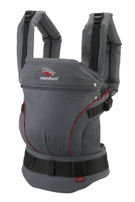 Эрго-рюкзак Manduca First, цвет grey/red (серый/красный)