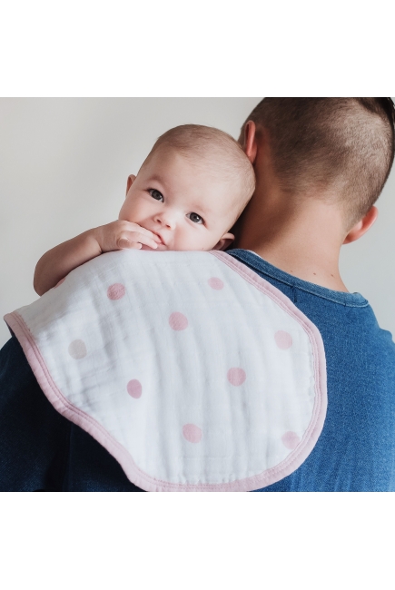 Слюнявчик Aden&Anais 2в1, набор из 2 штук, Heart Breaker