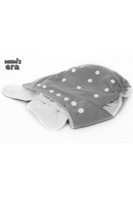 Многоразовый подгузник "Mums Era" Океан, белый (1 вкладыш)